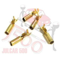 Kit 5 terminali tondi faston femmina Fiat 500 N-D-F1^